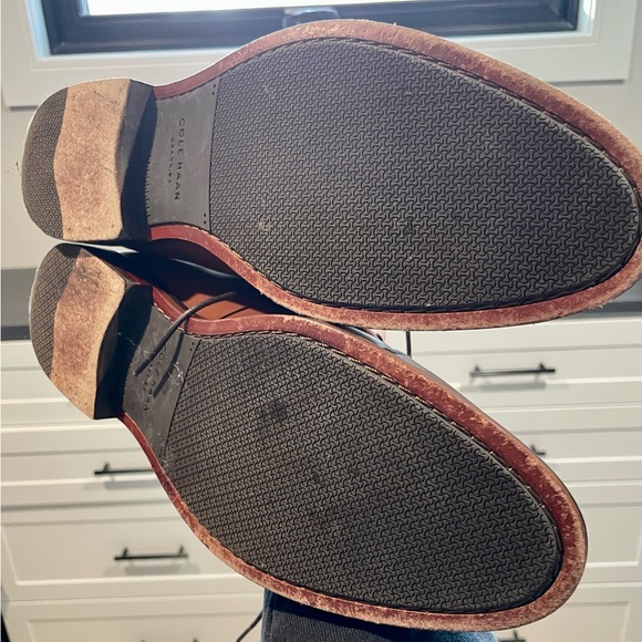 Cole Haan size 12 men’s dress shoe (worn 4 times) Tan - Picture 4 of 6